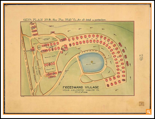 freedmans village Freedmans Village near Arlington Heights, VA., 7/10/1865