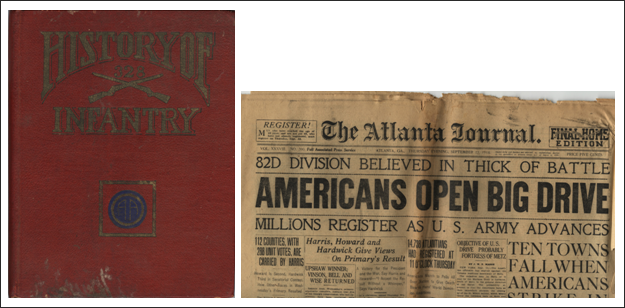 History of the 328 Infantry and The Atlanta Journal, September 12, 1918 History of the 328 Infantry and The Atlanta Journal, September 12, 1918