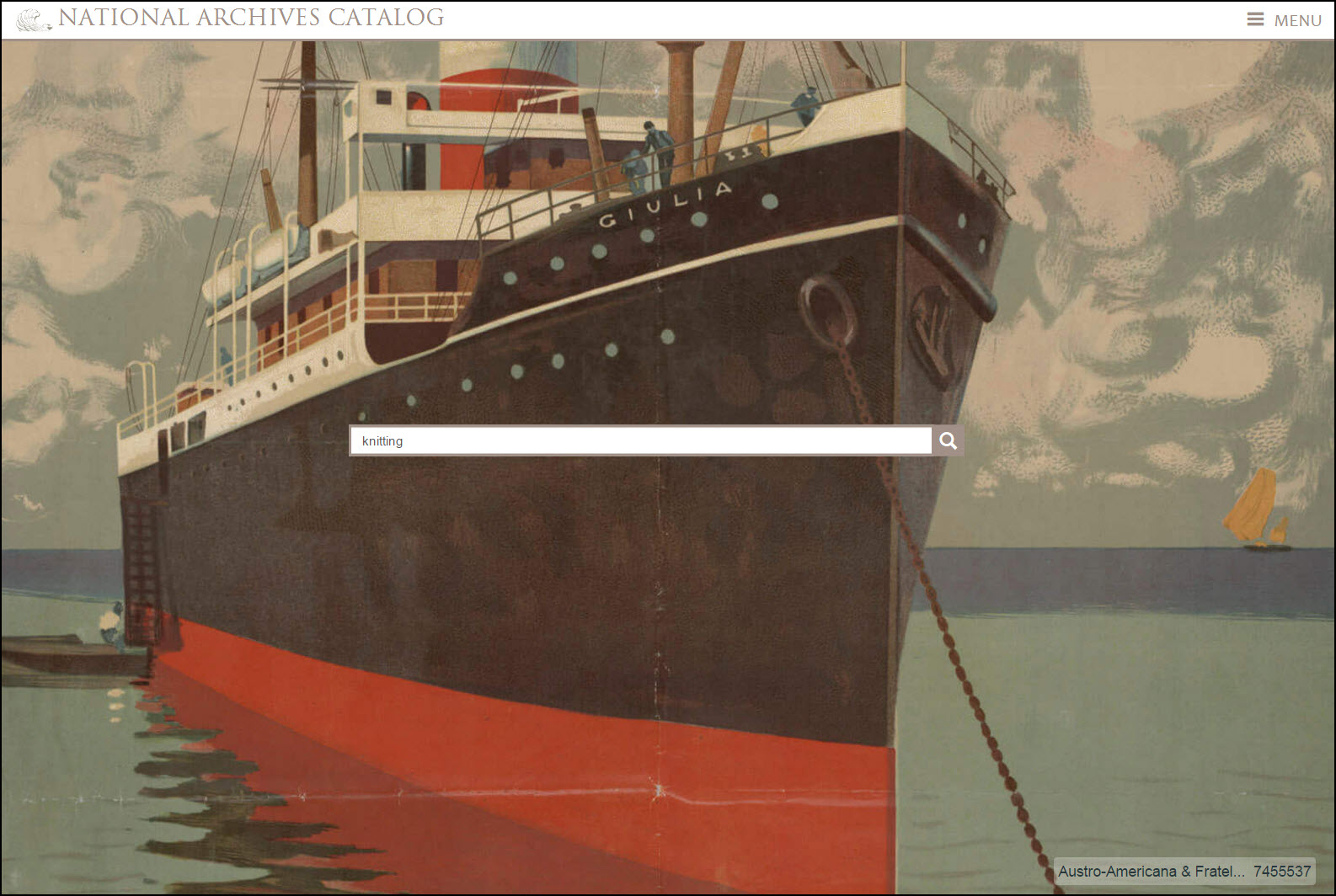 new catalog homepage- ship