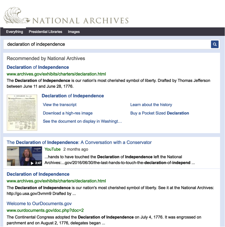Search results for “declaration of independence
